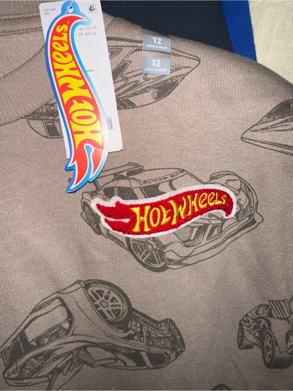 Carter's Hot Wheels all over Car Print Sweatshirt